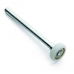 Roulette PETIT AXE - Diamètre de la roue : 3cm - Diamètre de l'axe : 8,5mm - Longueur tige : 11 cm