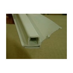 Lot de 1 Joint vertical blanc coupe à 204cm/Prémontée carré +250cm de joint bas caoutchouc