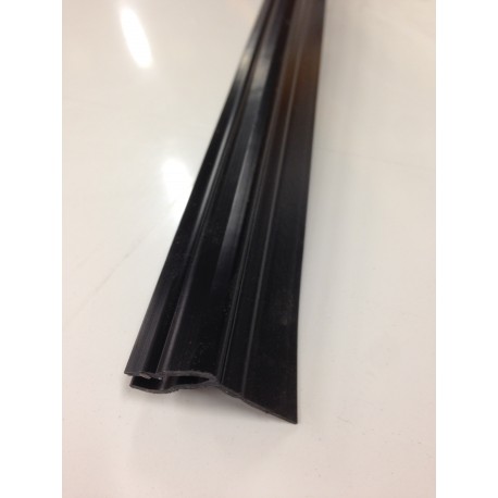 Joint de Cornière Verticale et Supérieur PVC Noir 2057mm